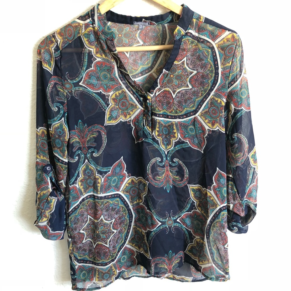 Charlotte Russe see through tunic